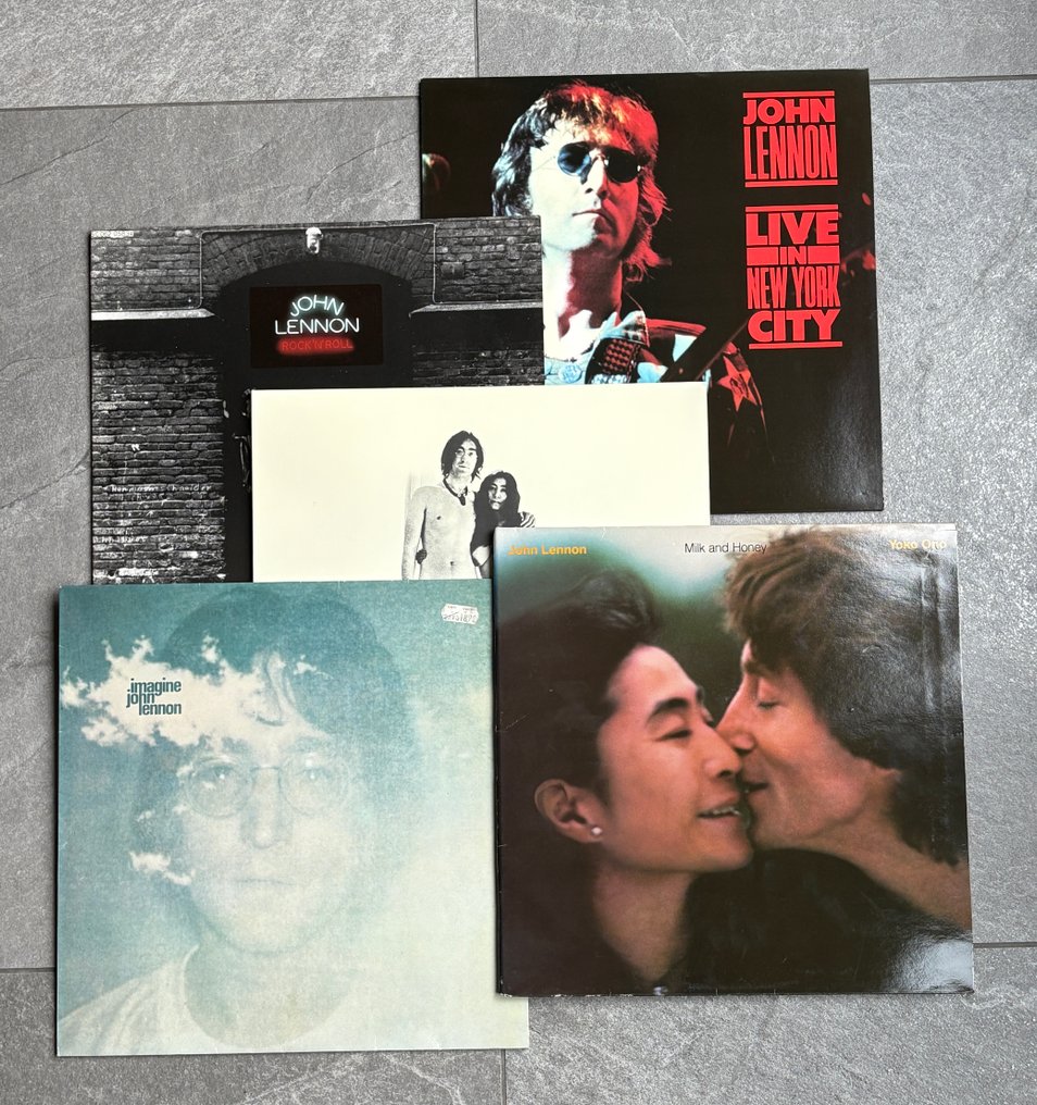 John Lennon, Yoko Ono - Five essential albums plus books - Multiple titles - LP - 1968 #1.0