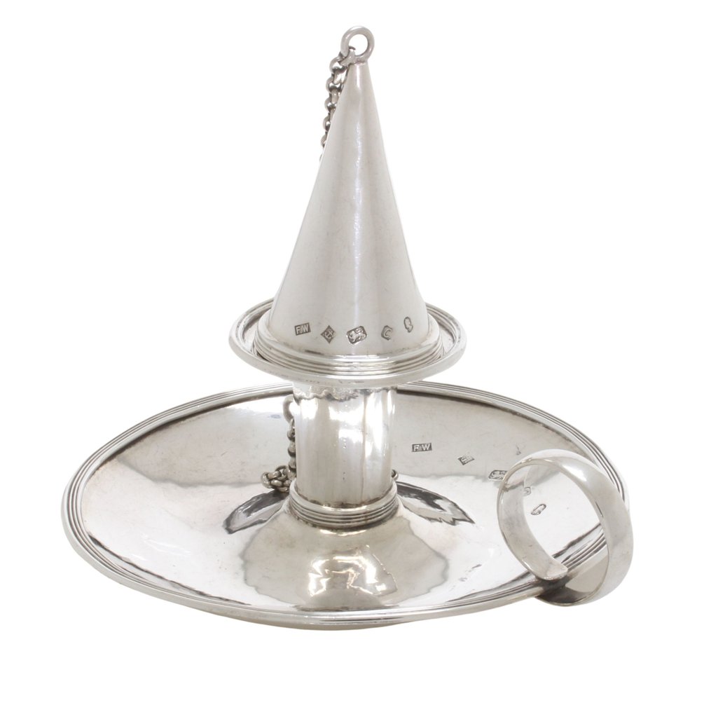 F.W - Candeliere - .925 argento - Silver chamberstick 925 #1.0