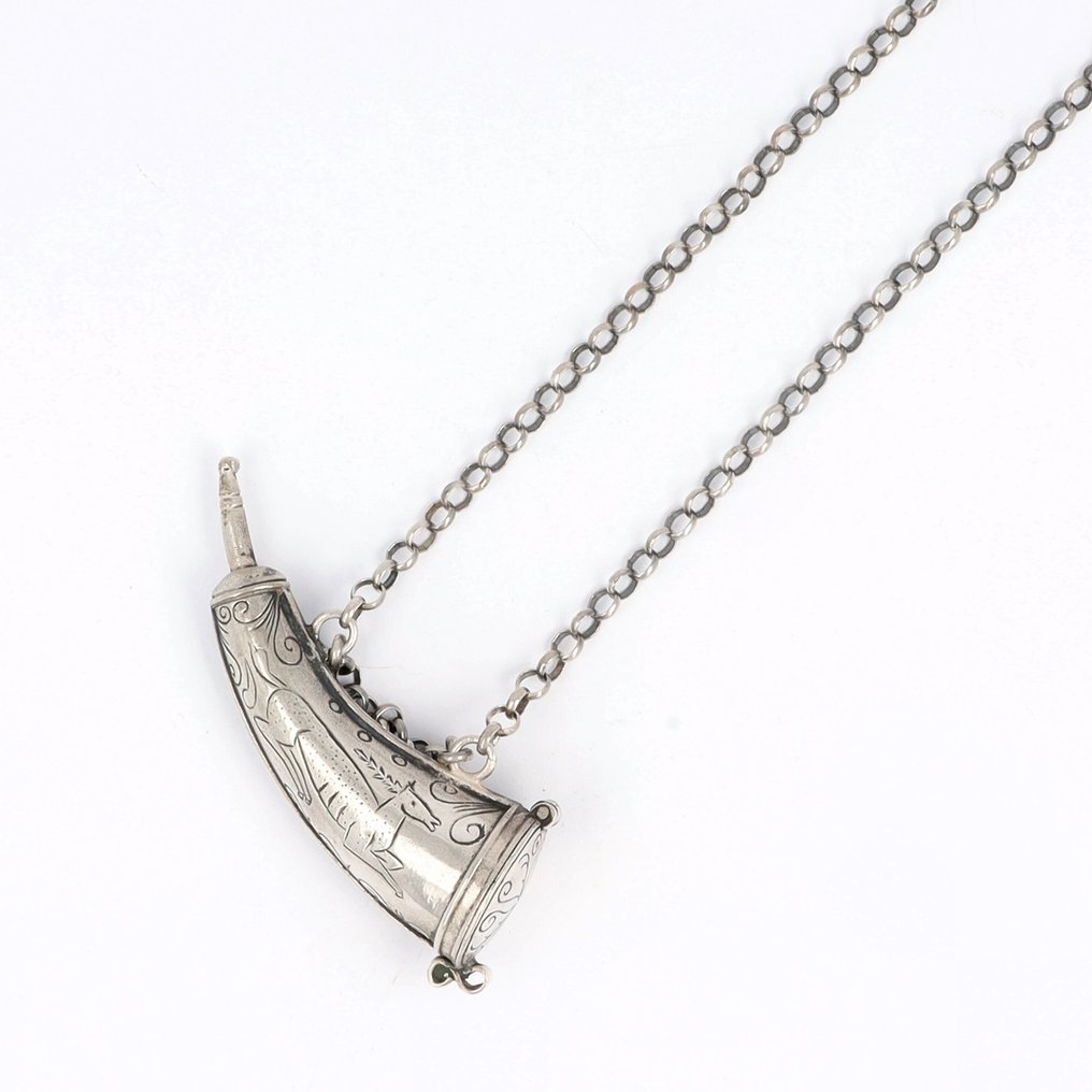 Kruithoorn & Jasseron ketting -  - 角 - 荷兰 #3.2