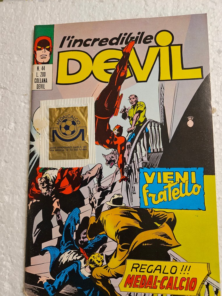 L'Incredibile Devil n. 44 - con medalcalcio - Editoriale Corno - 1 Comic - 第一版 - 1971 #3.2