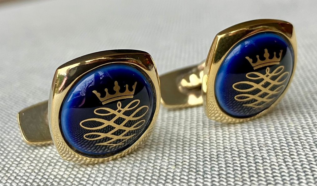 Royal Copenhagen - Cufflinks & Tie tack - Crown - Set di accessori moda #2.1