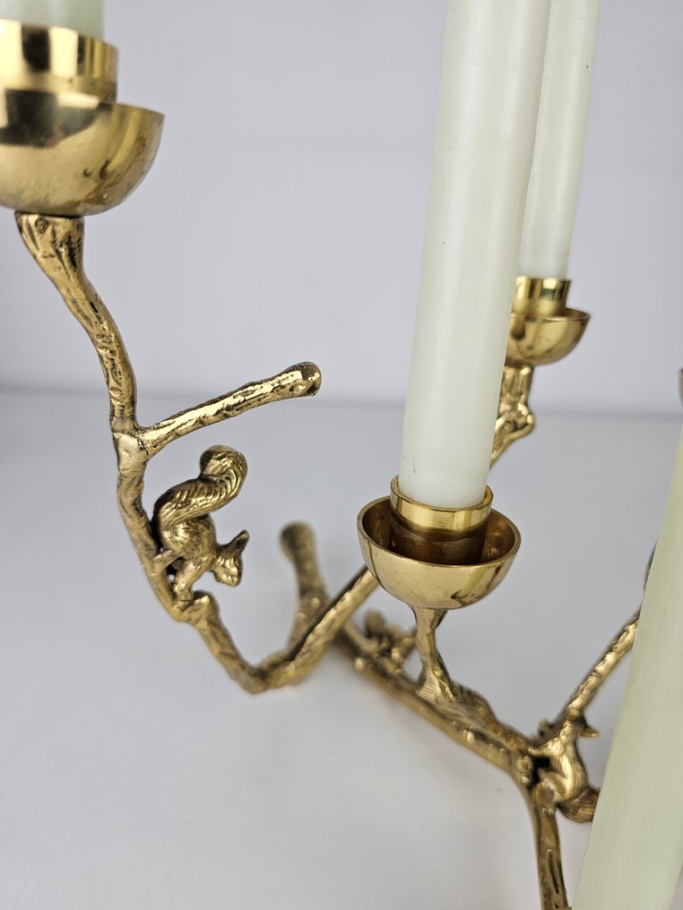 Polspotten - 燭台 Twiggy - 黃銅 - 刺猬蜡烛台 #3.2