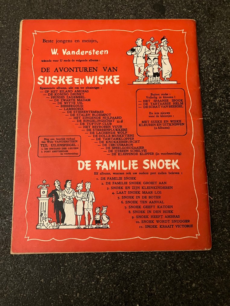 Suske en Wiske RV-23 - De ijzeren schelvis - 1 Album - First edition - 1955 #1.0