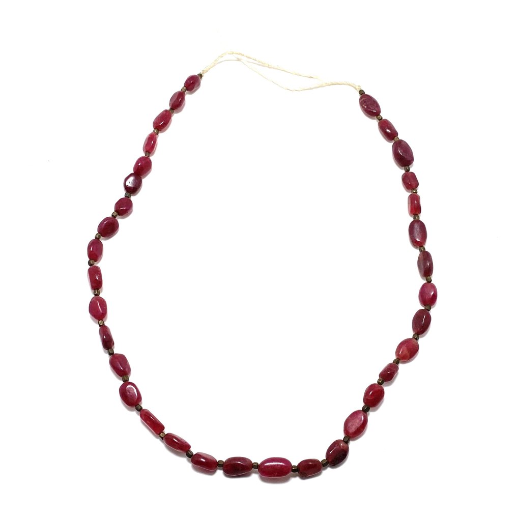 丝绸之路，中亚的 Agate 项链珠子护符 - 42 cm #1.0