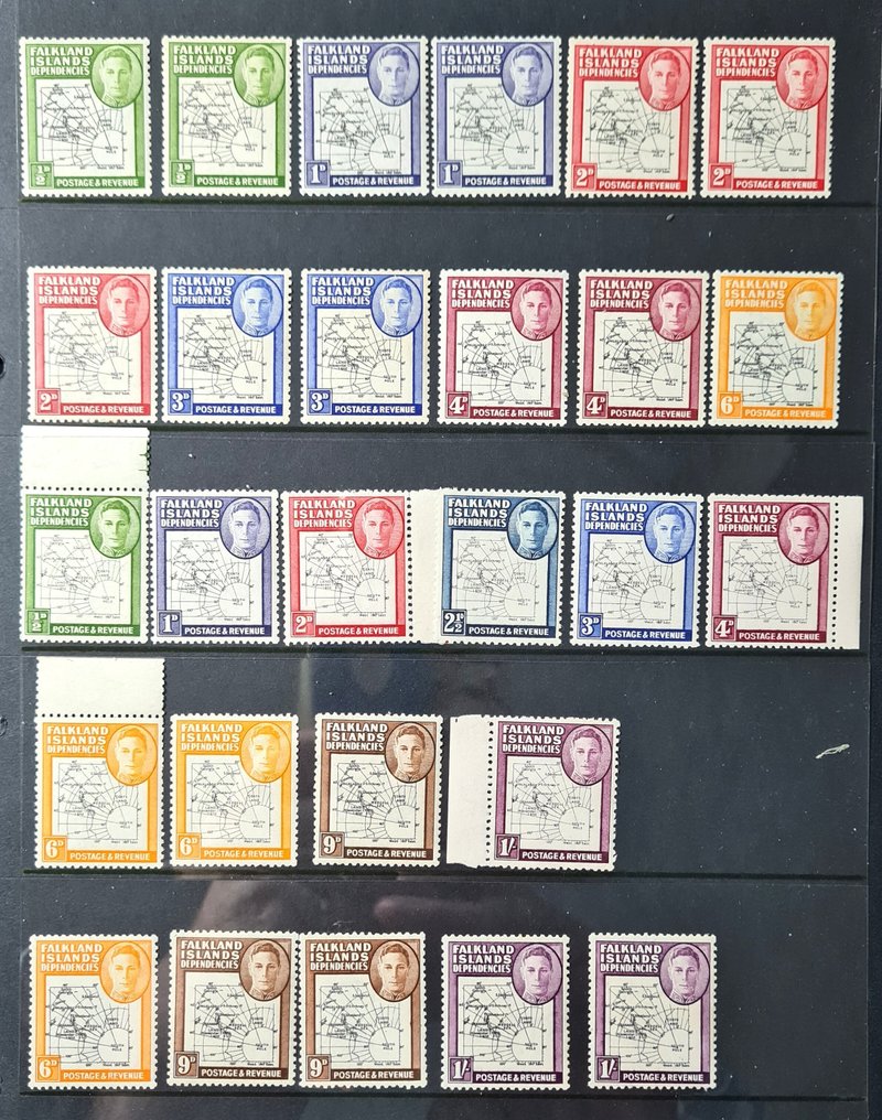 Νήσοι Φώκλαντ 1938/1956 - Χάρτες Small Collection Inc. #1.0