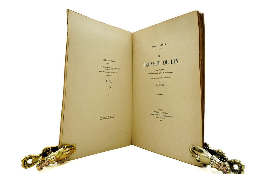 Ernest Renan / Émile Rudaux - Le Broyeur de lin - 1901 #3.2