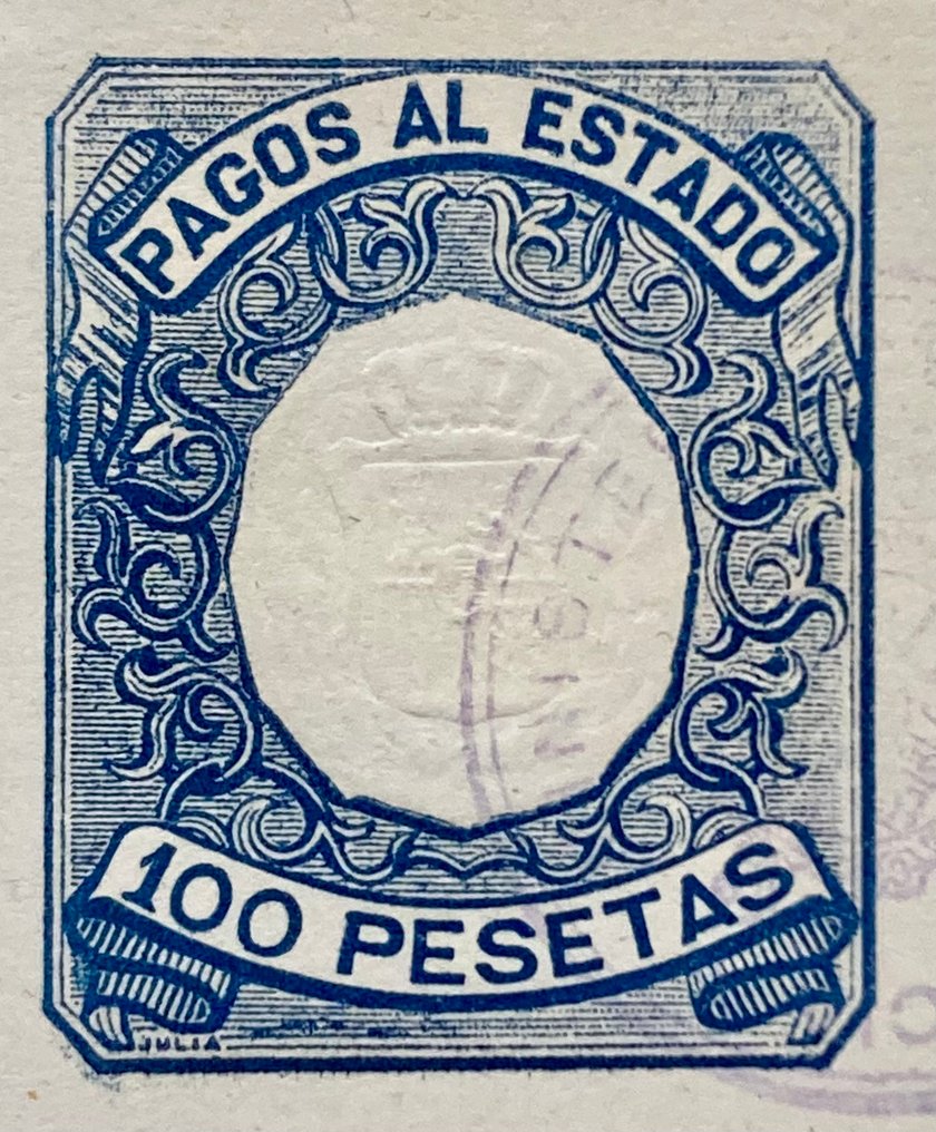 西班牙 1914/1931 - 税务。7个价值。向国家支付，Toisón徽章。 #2.1