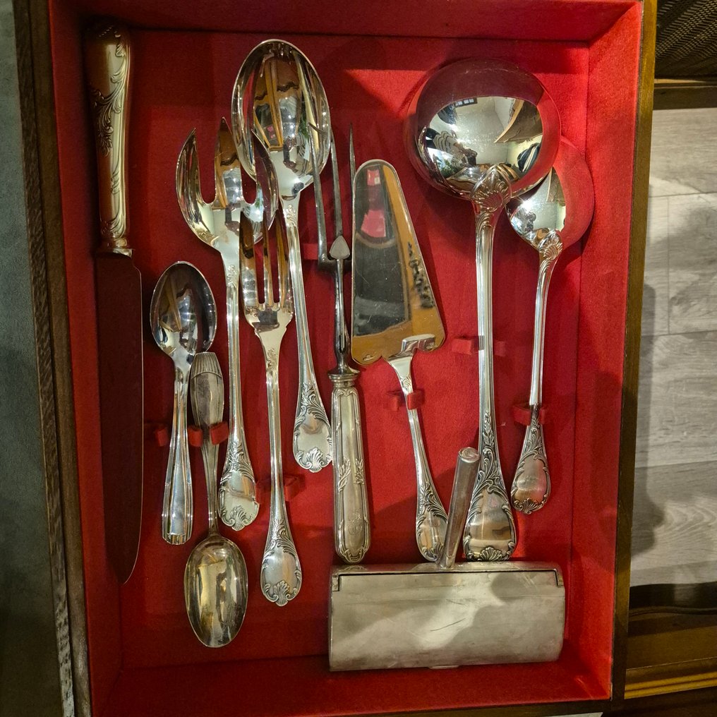 Christofle - Cutlery set (132) - Marl - Silverplated #4.3