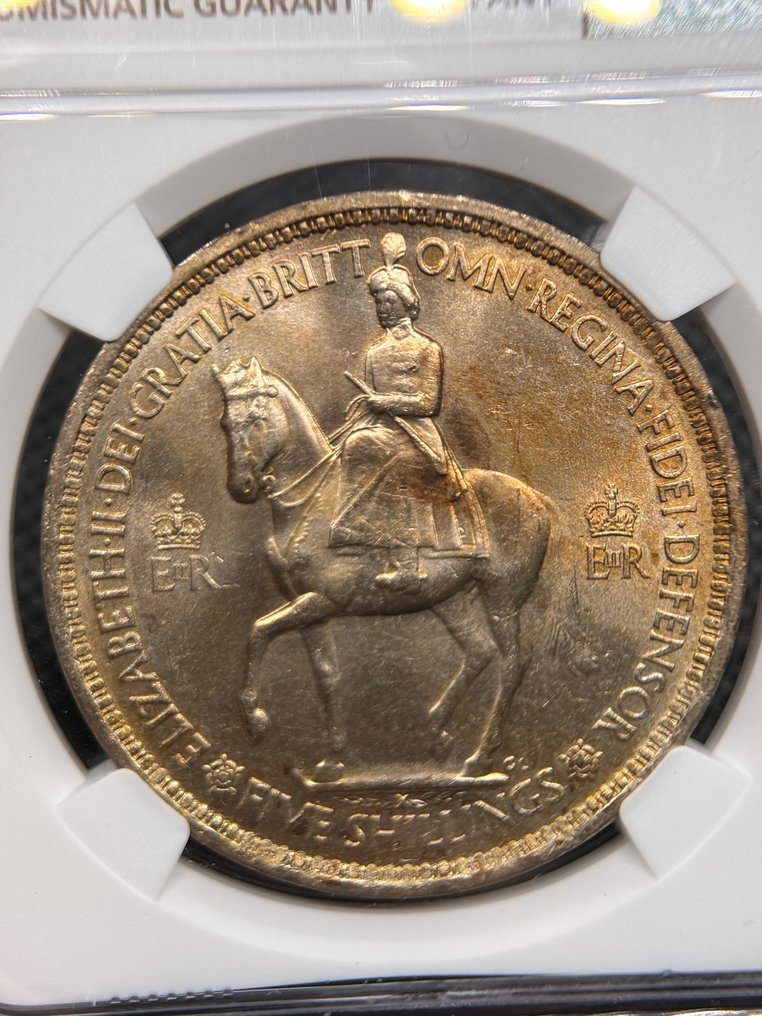 英国. 1 Crown 1953 MS65 (没有保留价) #2.1