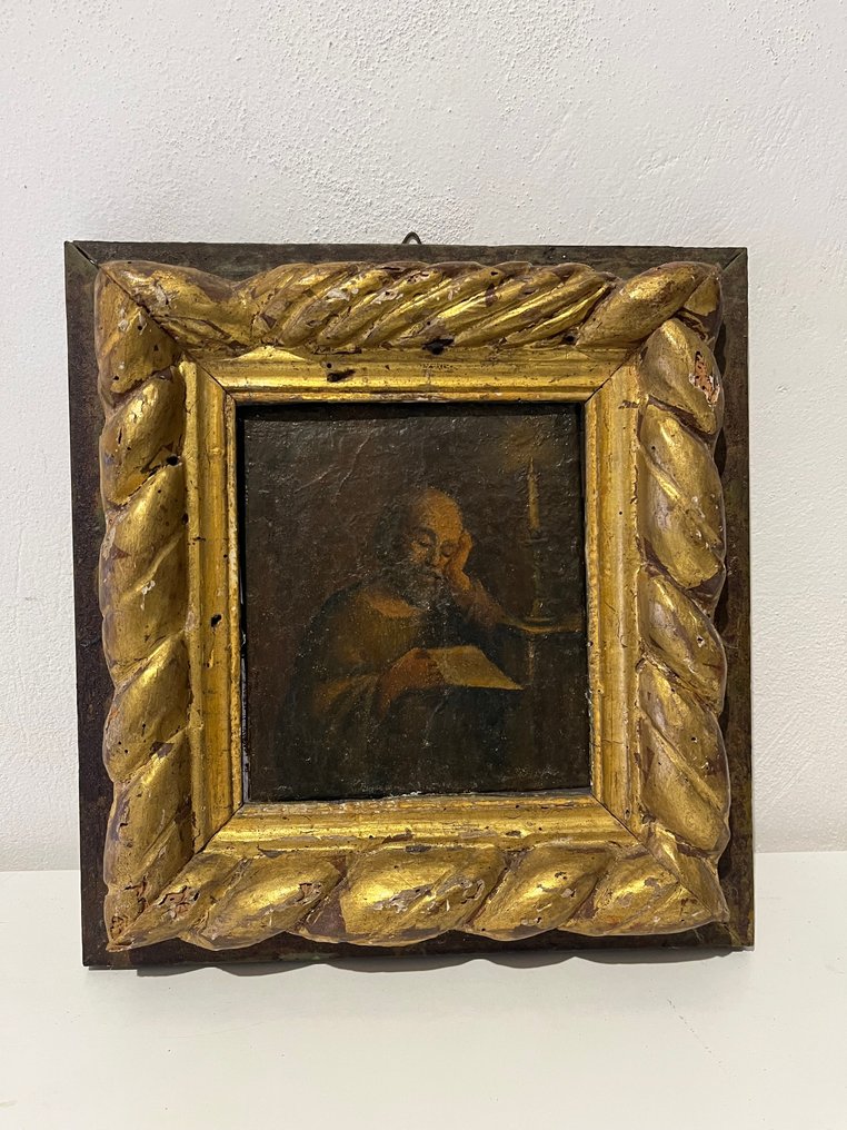 Olasz iskola (XVIII) - Santo in meditazione - NO RESERVE #1.0