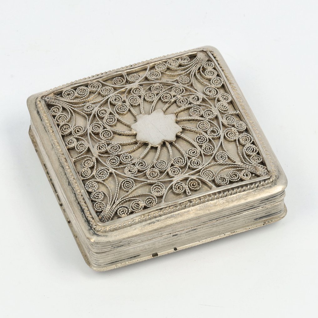 Dirk de Gilde Koppenol (1849) - NO RESERVE - Pfefferminzbehälter - .833 Silber #1.0