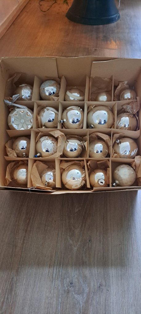 圣诞装饰品 (57) - 玻璃 - 旧圣诞球 #4.3