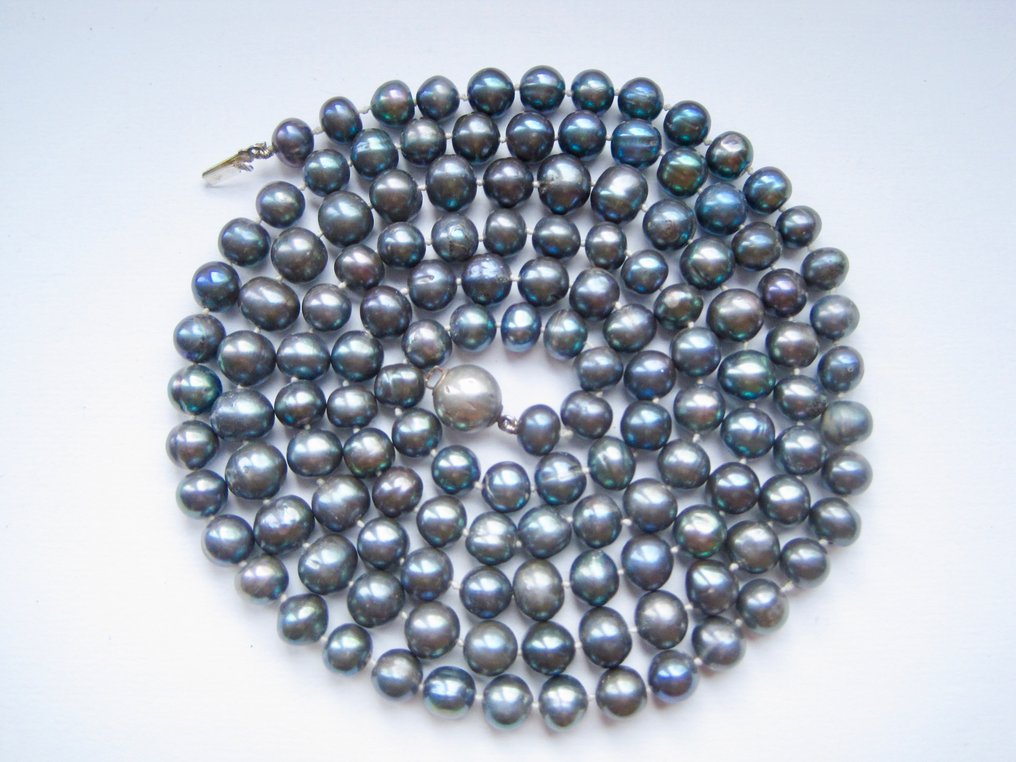 Senza prezzo di riserva - Collana Argento Perla #1.0