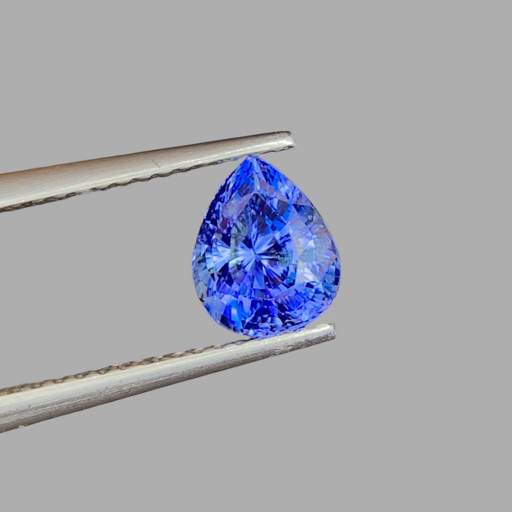 1 pcs Blauw Saffier - 1.61 ct - nternational Colored Gemstone Association (ICA GemLab) - Natuurlijke saffier #4.3