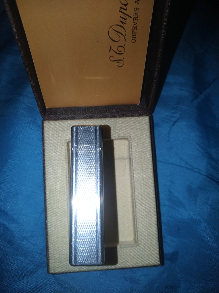 S.T. Dupont - Line d - Ei pohjahintaa - Sytytin - Silver plated #1.0