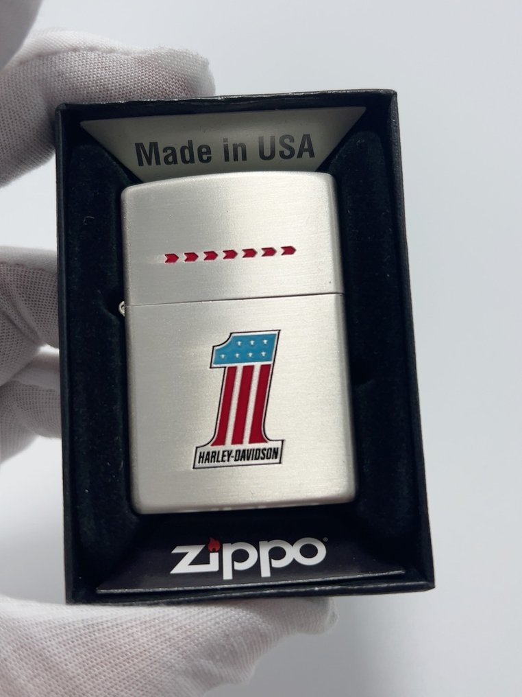 Zippo, Harley-Davidson - Number 1 design - χωρίς τιμή ασφαλείας - Αναπτήρας - Χάλυβας (ανοξείδωτος) #1.0