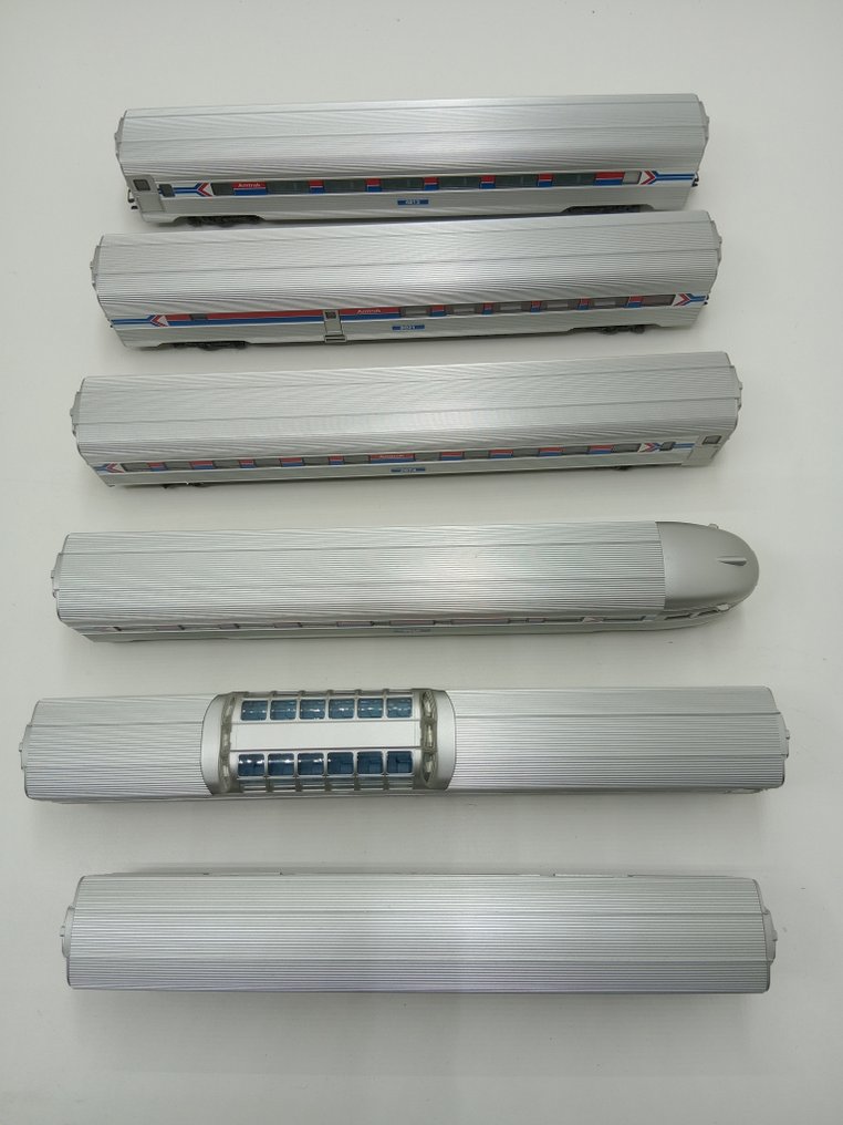 Märklin H0轨 - 43600 - 模型火车客运车厢套装 (1) - Amtrak Streamliner 车组 #2.1