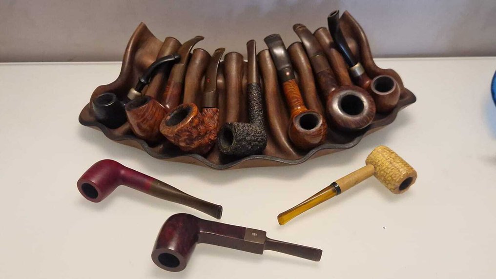 CHACOM, SAVINELLI, Vauen Dr Perl, BOUNTY , RADFORD S, Old Braier, PRINCE OF WALLES DUNGAR - Zonder minimumprijs - Pijp - Bruyere, Hout, Leder - (11) #4.3
