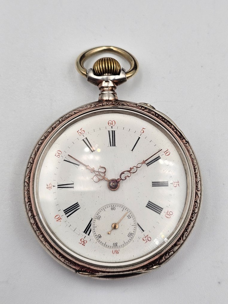 Glashütte Systeme - Silver Pocket Watch, 10 Rubis - 39851 - 1900-1949 #3.2