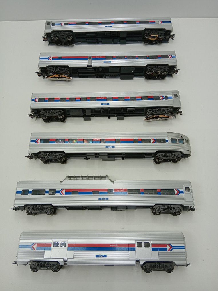 Märklin H0轨 - 43600 - 模型火车客运车厢套装 (1) - Amtrak Streamliner 车组 #3.2