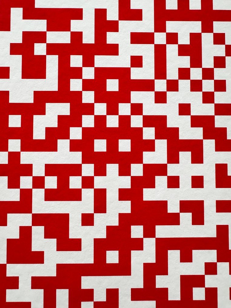 Invader (1969) - Binary code (red), 2008 #2.1