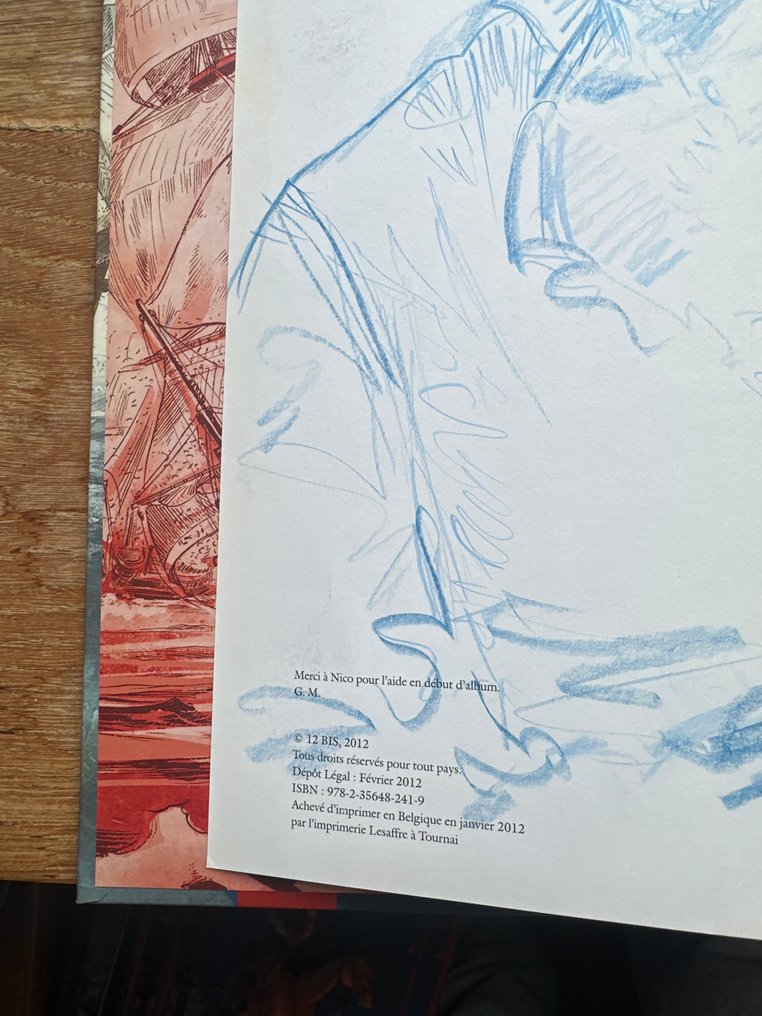 Surcouf T1 + dédicace - C - 1 Album - 第一版 - 2012 #4.3