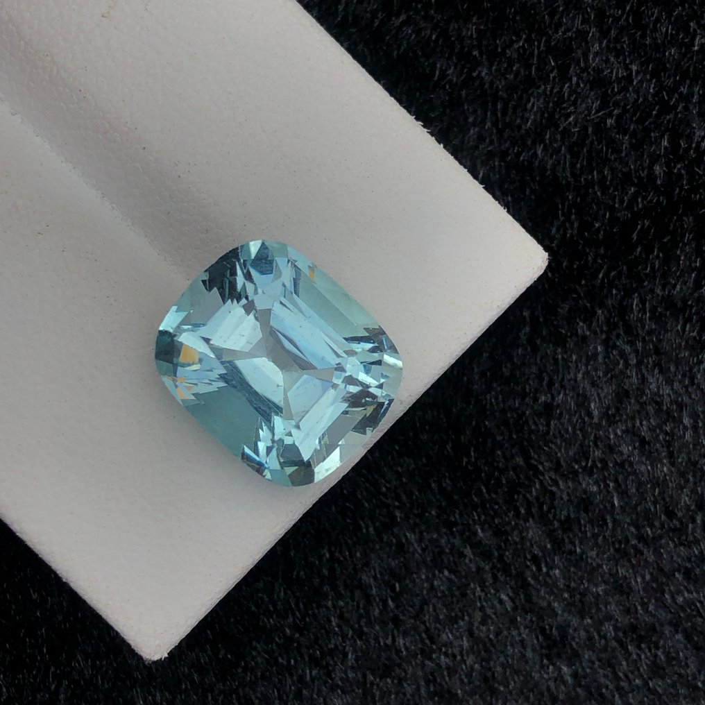没有保留价 - 1 pcs 绿色, 蓝色 海蓝宝石 - 6.82 ct - 国际宝石研究院(IGI) #4.3