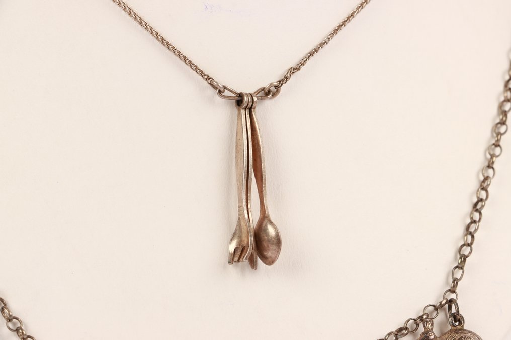 Senza Prezzo di Riserva - Collana Argento - charms per posate #1.0