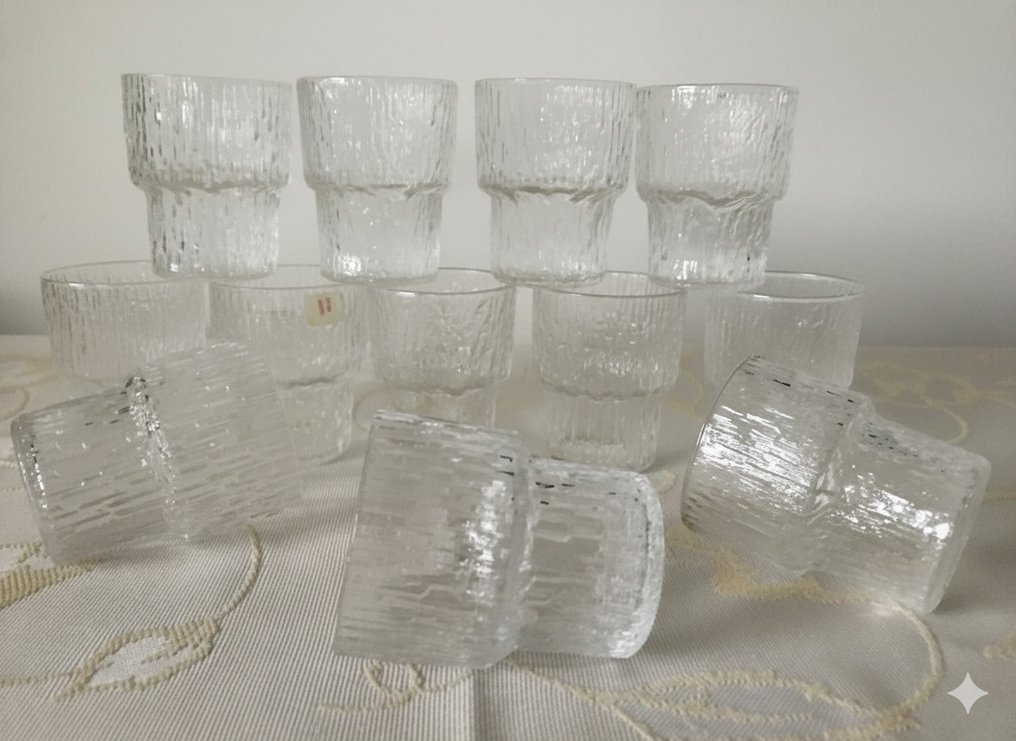 Iittala - TAPIO WIRKKALA, Aslak-LASEJA - Drinking set (12) - Glass #1.0