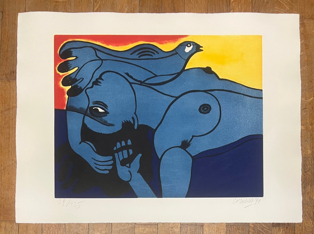 Corneille (1922-2010) - Nu bleu #3.2