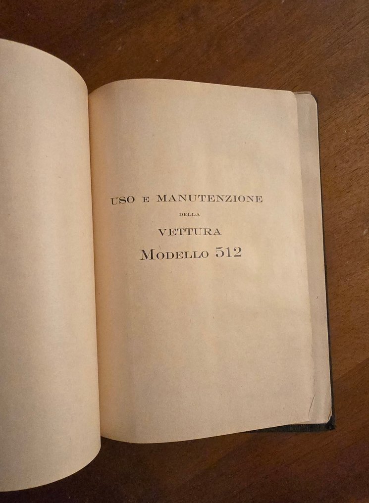 Manual - Fiat - Vettura mod. 512 - 1926 #2.1