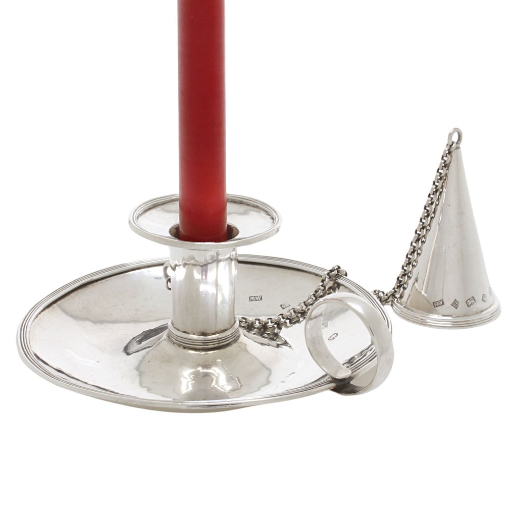 F.W - Candeliere - .925 argento - Silver chamberstick 925 #1.0