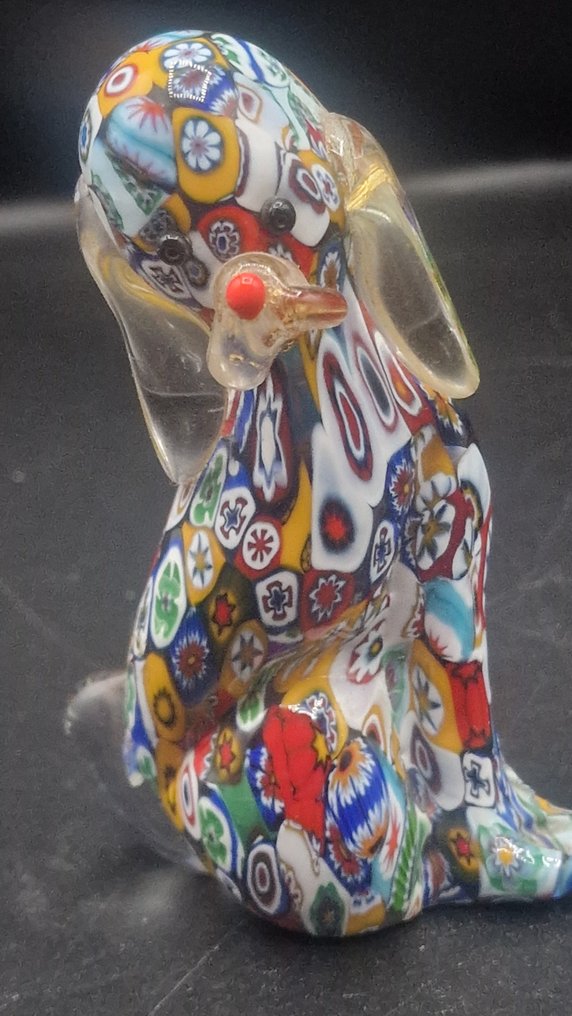 Murano - Statuetta - Chien en verre millefiori - Vetro di Murano #1.0