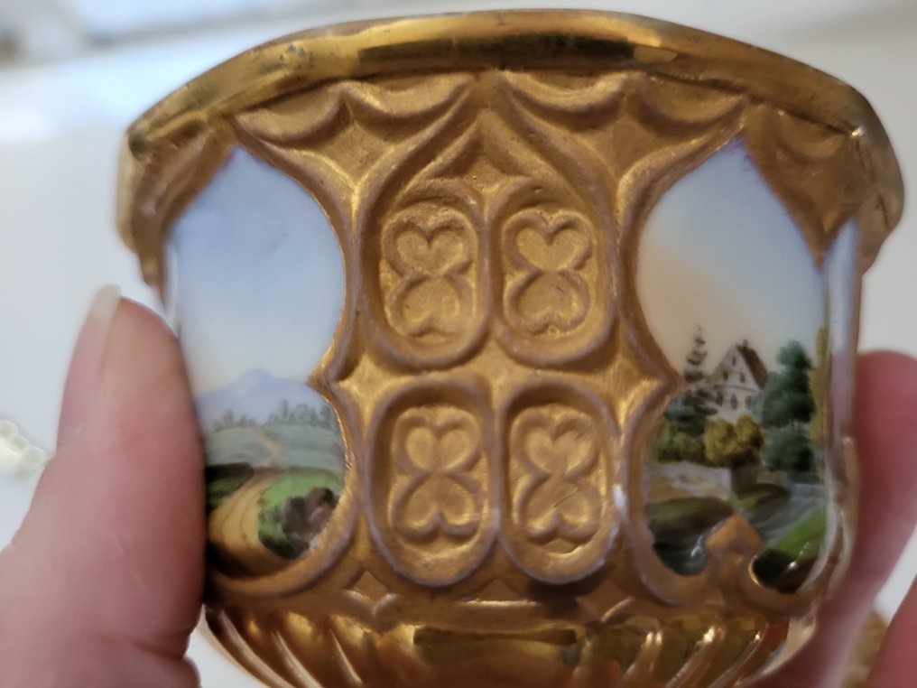 Meissen - Φλιτζάνι και πιατάκι - Πορσελάνη #4.3