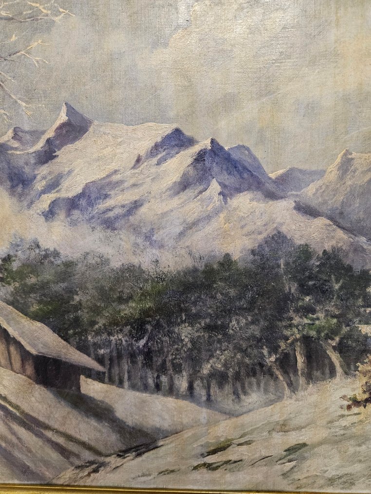 Αυστριακή σχολή (XX) - Schneelandschaft - NO RESERVE #4.3