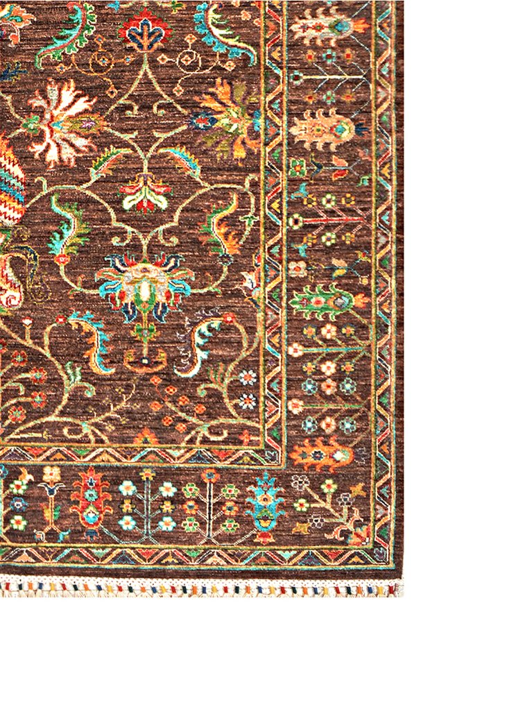 Afghan, Ziegler Kazak, 全新手工结织“苏尔坦尼”地毯,优质手工羊毛制成 - 地毯 - 270 cm - 184 cm - 新款设计师地毯 #4.3