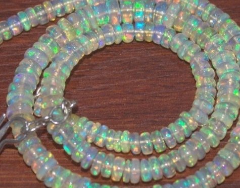 Opala Colar Opala AAA Facetada- 11 g - (1) #1.0