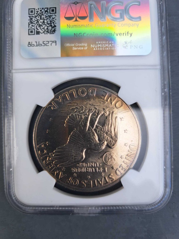 Yhdysvallat. 1 Dollar 1971-D Eisenhower. NGC MS67 #4.3