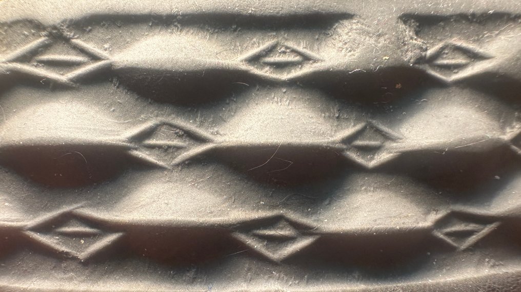 uruk(jamdat Nasr) πράσινη γύψος Κυλινδρικός σφραγιδόλιθος #2.1