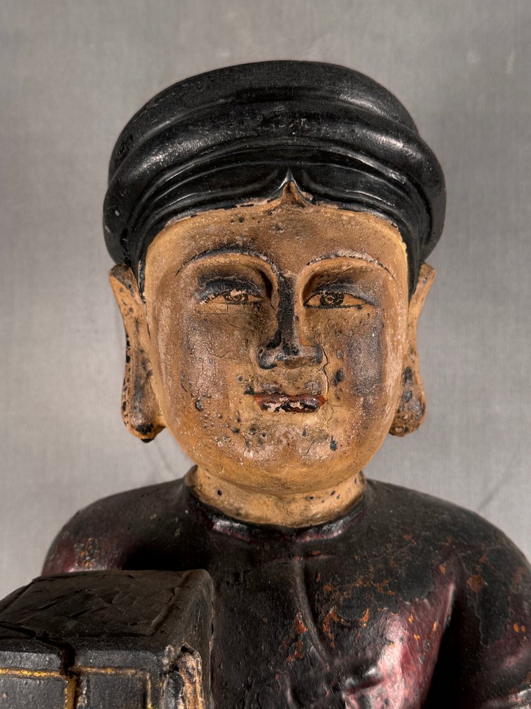 Statuetta - Vietnamese altar  attendant - Legno - Vietnam #3.2