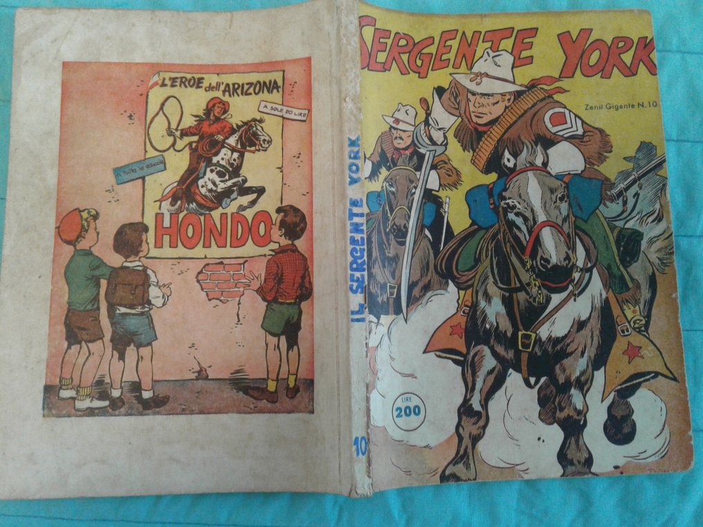 Zenit gigante 1° serie n. 10 Audace - Sergente York "Bonelli" e Roy D'Amy - 1 Comic - EO #2.1
