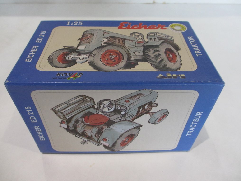 Kovap - 鐵皮玩具 - Eicher Traktor ED 215 mit Anhänger - 捷克共和国 #2.1