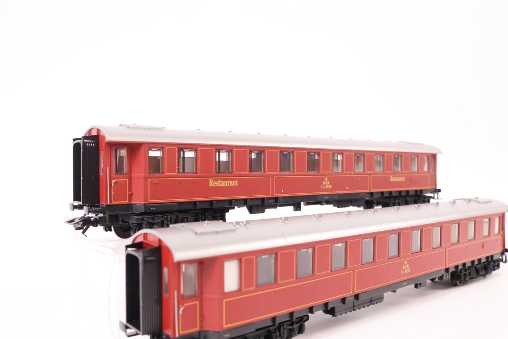 Märklin H0 - 42761 - Model train passenger carriage set (1) - Two Danish carriages - DSB #4.3