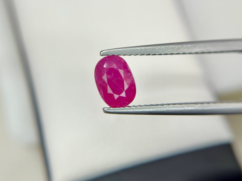 No Reserve Price - 1 pcs Pink, Red Ruby - 1.74 ct - International Colored Gemstone Association (ICA GemLab) - RARE NO HEAT RUBY #1.0