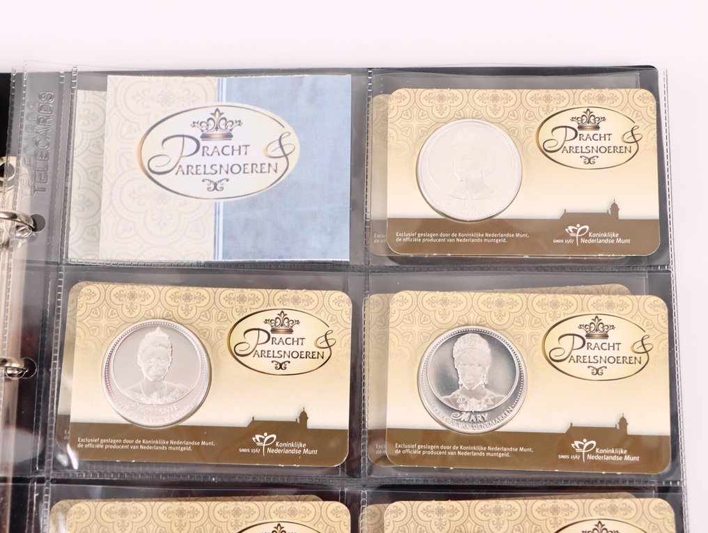 Alankomaat. "Pracht Parelsnoeren" (12 coincards)  (Ei pohjahintaa) #1.0