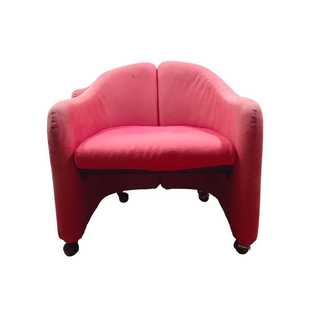 Tecno - Eugenio Gerli - Πολυθρόνα (2) - Textile, Χάλυβας, Πολυουρεθάνη #3.2