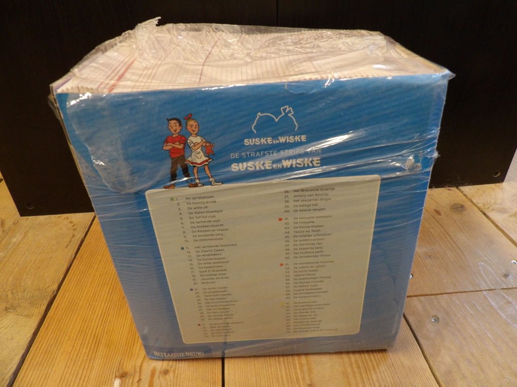 Suske en Wiske - De strafste strips + box - (2e box) - complete reeks - 70x sc - 1e druk van heruitgave - 70 x 相册盒装 - 第一版 - 2016 #4.3