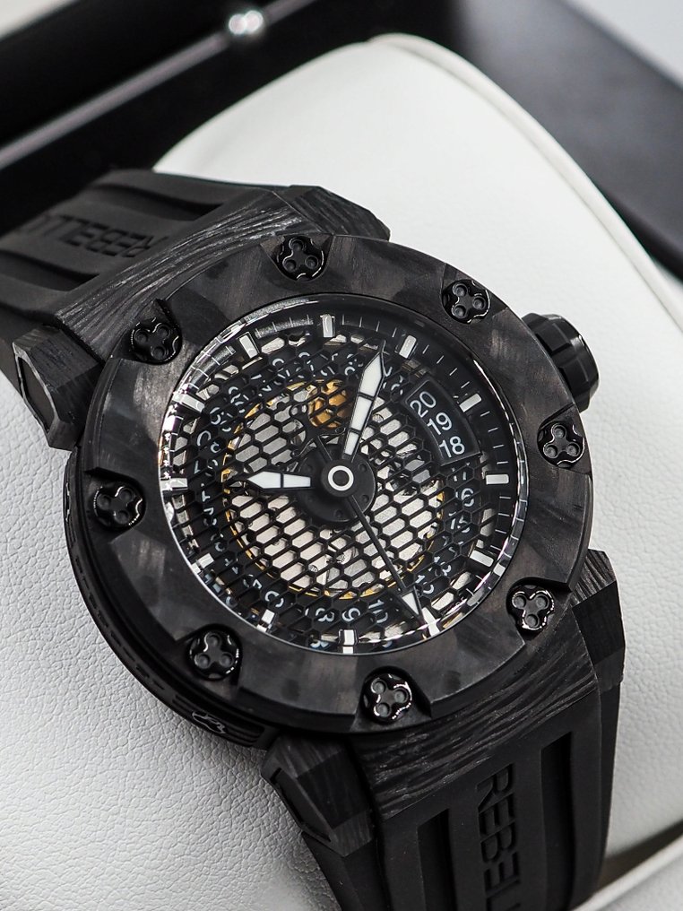 Rebellion - PREDATOR S - Ingen mindstepris - Brand New * Automatic * Carbon - Mænd - 2020+ #1.0