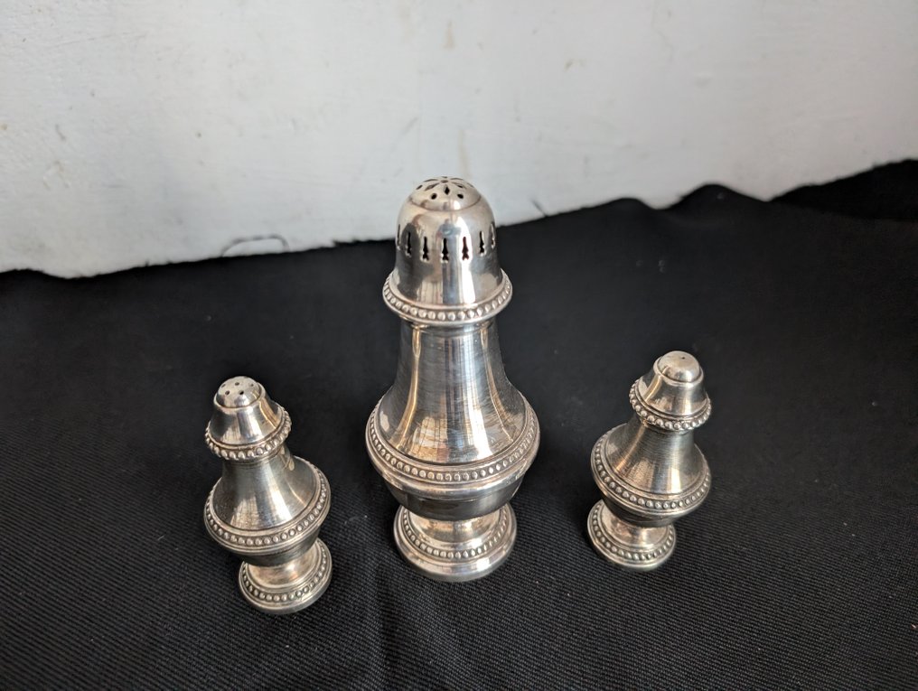 盐和胡椒瓶 (3) - 镀银青铜 #1.0