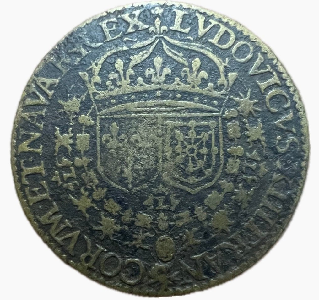 Frankrijk. Louis XIV (1643–1715) Jeton de Comptoir / Administrative Token 1652 (Zonder Minimumprijs) #1.0